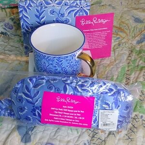 Lilly Pulitzer Mug And Sleep Mask